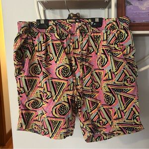 MASSIVE Men’s Large L 100% Cotton Print Pink
Unlined Shorts w/side pockets